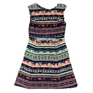 Title Nine Hillary Sassy Back Aztec Print Criss Cross Size LARGE L Pickleball